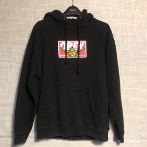 Obey Kings Of The City Black Hoodie